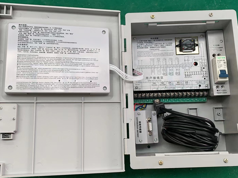 长沙​LX-BW10-RS485型干式变压器电脑温控箱